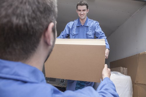 Furniture pick-up service collecting bulky items in Charlton