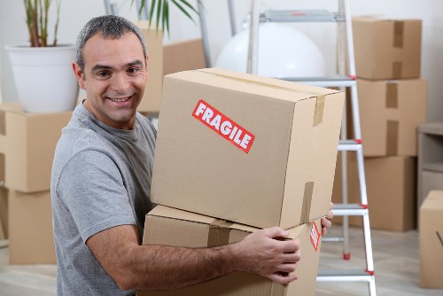 Removal van ready for a local move in Charlton