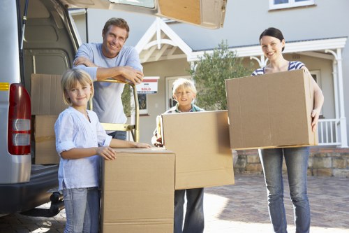 Local removals service loading household items for a Charlton property move