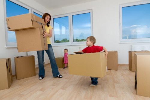 Moving day essentials packed for a Charlton student relocation