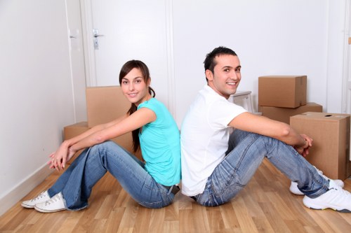 Liability and service responsibility information for a van moving service
