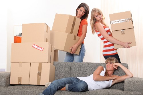 Office furniture setup after relocation services in Charlton